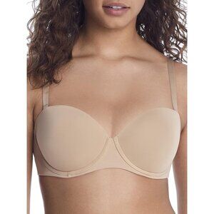 Calvin Klein Size 32A Nude Perfectly Fit Strapless Convertible Push-Up Bra NEW